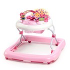 Adjustable Baby Walker Activity Station Girls W  Removable Toy   Lights New