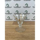 Vintage Mid Century Etched Wheat Gold Star Cocktail Glasses Set Of 6 Mcm Barware
