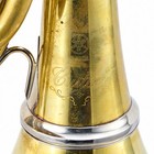 Yamaha Yhr-871du F bb Professional French Horn In Unlacquered Brass Sn 010683