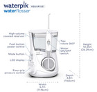 Waterpik Aquarius Water Flosser With 4 Tips In White  a80 