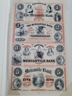 Anbc American Bank Note Company Waterloo Four-up Uncut Currency Sheet  30 365