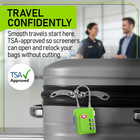 Tsa Luggage Locks  3 Pack      Resettable 3-digit Combination Tsa Approved Travel