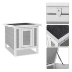 20  Wooden Waterproof Rabbit Hutch Chicken Coop Pet Small Animal House Habitat