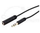3 5mm 3ft Stereo Audio Headphone Cable Male To Female Slim Aux Extension Cord