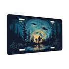 Front License Plate For Women Moon Ufo Trees Car 6 2 l X 12 2 w Bigfoot Alien
