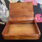 Vintage Hawaiian Koa Wood Keepsake Jewelry Box Made In Hawaii 9    Rare