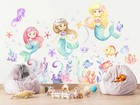 Baby Mermaid Princess Underwater World Removable Wall Decal Sticker Room Decor