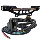 Shock Tower Bracket Dual Amber White Led Lightbar Wiring Harness For Can-am X3