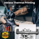 Tattoo Stencil Printer Machine 2026 Wireless Bluetooth Thermal Transfer Paper