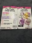 2 Packs Of 4 Charcharms Reusable Multicolor Tumblers Straws Drink Toppers 10mm