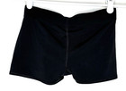 Badger Sports Girls Xl Athletic Running Shorts Black Fitted Wide Elastic Waist