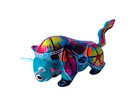 Bull Alebrije  Oaxacan Hand Painted Wood Carving Folk Art Oaxaca Mexico