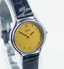  n-mint In Box  Seiko Credor Signo 4j81-0a40 Gold Dial Haq Quartz Women   1468