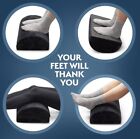 Ninel Foot Rest For Under Desk At Work - Ergonomic Memory Foam Office Foot Rest 