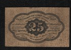 1863  first Issue    25 Cent Postage Currency Fractional Note   vf 