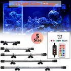 Aquarium Underwater Fish Tank Rgb Smd Led Light Submersible Strip Lamp W  Remote