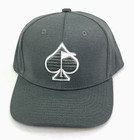 Pins   Aces Performance Spade Snapback Golf Hat Light Grey New