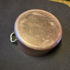 Vtg  Copper Covered Pot Heavy Lined Made In France 10 5     Handles Loose 5    Deep