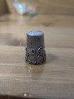 Vintage 925 Sterling Silver Sewing Thimble Tasco Mexico Ornate Leaves Vines 4g