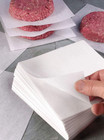 100pcs Non-stick Patty Paper Squares Oil-absorbing Wax Sheets For Burger