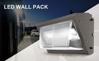 2pcs 80watt Outdoor Led Wall Pack Light 5000k Dusk To Dawn Replace 400w Mh Ip65