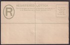 Mauritius Qv 1891 8c Dul Ultra Registered Envelope Mint  Hg  c1