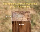 Cat Fence Post Cap For A 4x4 Wood Post  Black Cat Post Topper  Lucky Cat End Cap