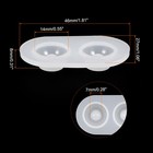 Dolls Eyes Mold Eyeball Dome 14mm Decorative Eye Clear Silicone