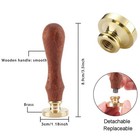 Pinecone Wax Seal Stamp Branches Vintage Sealing Wax Stamps 30mm Retro Wood S   