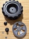 New  Little Tikes Cozy Truck Replacement Part Black Front Wheel Parts  no Axle 