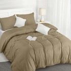 Premium 3 Piece Duvet Cover Set Soft Bedding Quilt Cover Button Closure