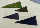 Lot 15  Four Felt Tourism Banners 1950s  Topeka Ks  indian Head   Biloxi Ms     