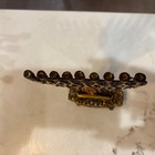 Vintage Jerusalem Israel Souvenir Hen Holon R  Dayagi Brass Painted 4 5    Menorah