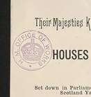 Royalty Ticket  Procession Of King Edward Vii  queen Alexandra  Parliament Stand