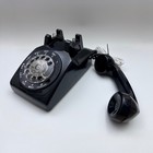 Vintage Western Electric 500 R s 1974 Black Rotary Phone  Tested