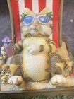 2002 Danbury Mint Cat Figurine By Gary Patterson    time Out    Comical Cat Rare
