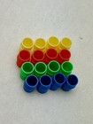 Trouble Board Game Replacement Pieces Parts Movers 16 Red Yellow Blue Green