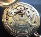 Columbus Railway King 18s Gold Filled Hunter Case Pocket Watch Circa 1892