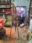 Surveyor s Tripod Wooden Transit Stand Industrial Engineering Tool
