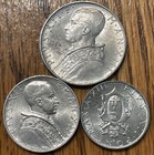 Vatican City 2  5   10 Lire Coins  1951  Pius Xii  Xf au - Combined Shipping Ok