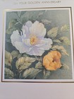 Vtg  Card  - Hallmark - Anniversary - Flowers - Used - 1990