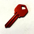 Kwikset Kw-1 - 5 Pack Red Lightweight Aluminum Titanium Key Blanks