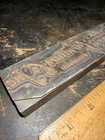 Vintage  printing Block     randolph Vermont Furniture Co    Copper Face Early Block