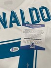 Soccer Player Cristiano Ronaldo Hand Signed Jersey Bas Coa