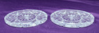 Pair Waterford Crystal Lismore Drink Coaster  4  Diameter - Mint