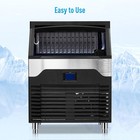 Commercial Ice Maker Freestanding Cabinet Machine 160lbs 24h 100lbs Storage Bin