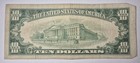 1953 A  10 Silver Certificate Circulated A11473744 A