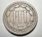 1882  3 Cent Nickel    Nice Detail   Key Date   9248