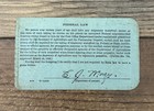  rw3 1936 Federal Duck Stamp   fillmore  Ca Form 3333   Hunting Permit License