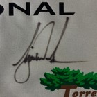 Tiger Woods Signed Buick International Torrey Pines Golf Flag Beckett Bas